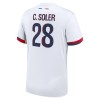 Paris Saint-Germain Carlos Soler 28 Borte 2024-25 - Herre Fotballdrakt